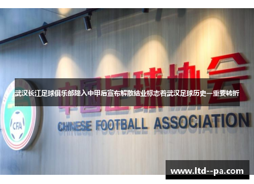 武汉长江足球俱乐部降入中甲后宣布解散结业标志着武汉足球历史一重要转折
